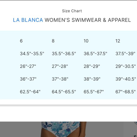 La Blanca Women's Multi Strap Cross Back One Piece Swimsuit, size 6 NEW - Picture 4 of 4